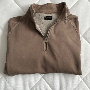 Frank & Oak quarter zip sweater